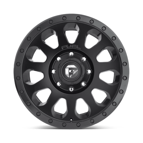 D579 Vector Cast Aluminum Wheel in Matte Black Finish from Fuel Wheels - View 5