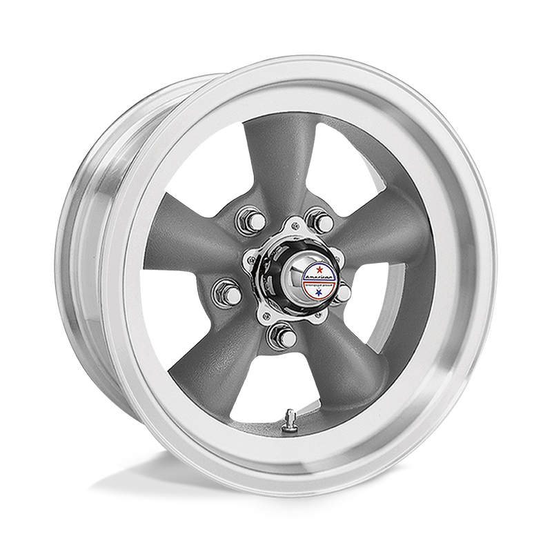 VN105 TORQ Thrust D Cast Aluminum Wheel in Torq Thrust Gray Machined Lip Finish from American Racing Wheels - View 1