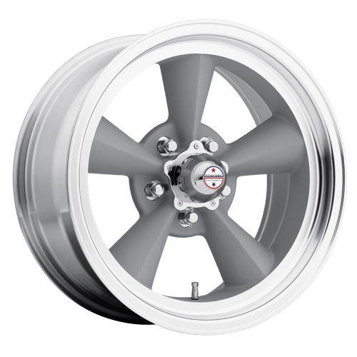 VN309 TT O Cast Aluminum Wheel in Vintage Silver Machined Lip Finish from American Racing Wheels - View 2