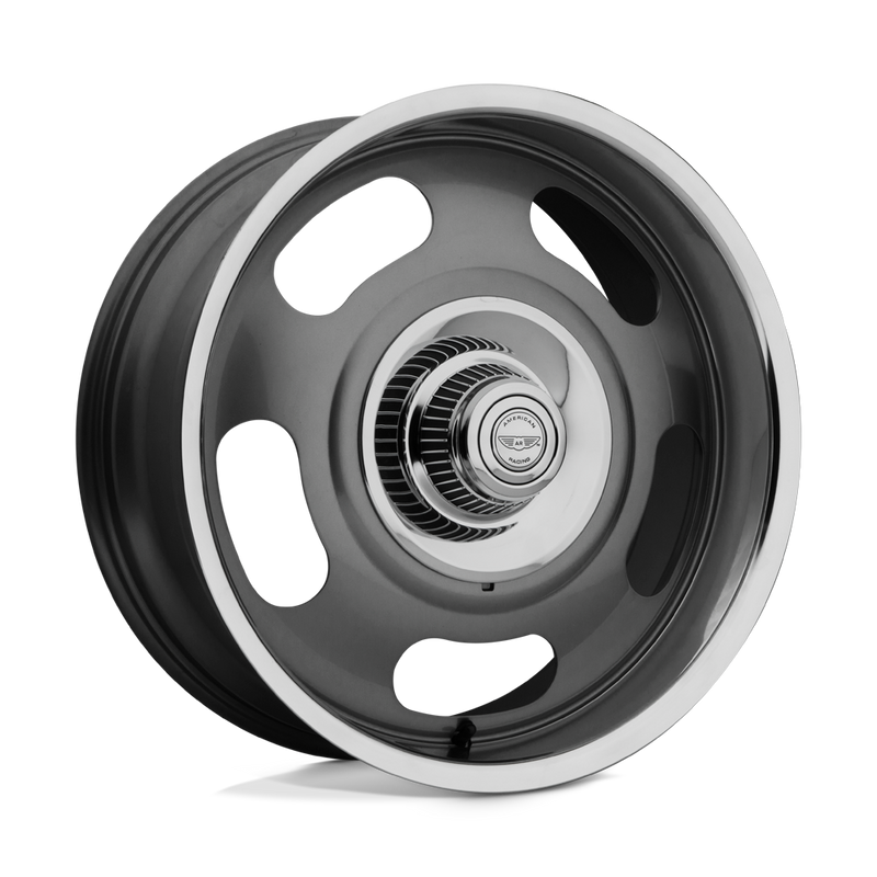 VN506 Cast Aluminum Wheel in Mag Gray Center with a Polished Lip Finish from American Racing Wheels - View 1