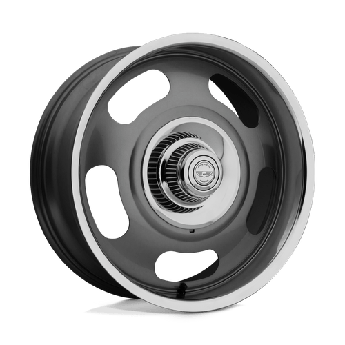 American Racing Vintage VN506 Cast Aluminum Wheel - Mag Gray Center With Polished Lip