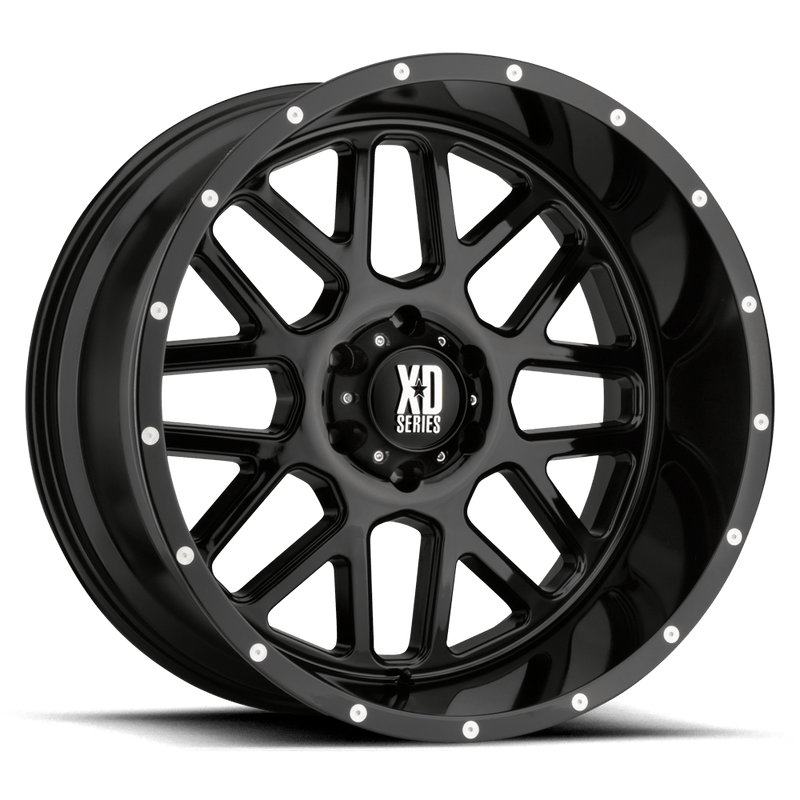 XD820 Grenade Cast Aluminum Wheel - Gloss Black