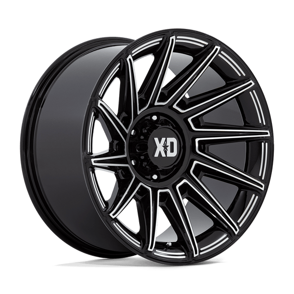 XD867 Specter Cast Aluminum Wheel in Gloss Black Milled Finish from XD Wheels - View 1
