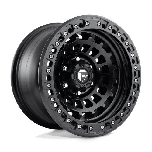 D101 Zephyr Beadlock Cast Aluminum Wheel in Matte Black Finish from Fuel Wheels - View 2