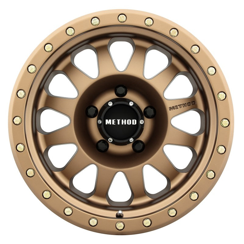 Method MR304 Double Standard 17x8.5 0mm Offset 5x5 94mm CB Method Bronze Wheel