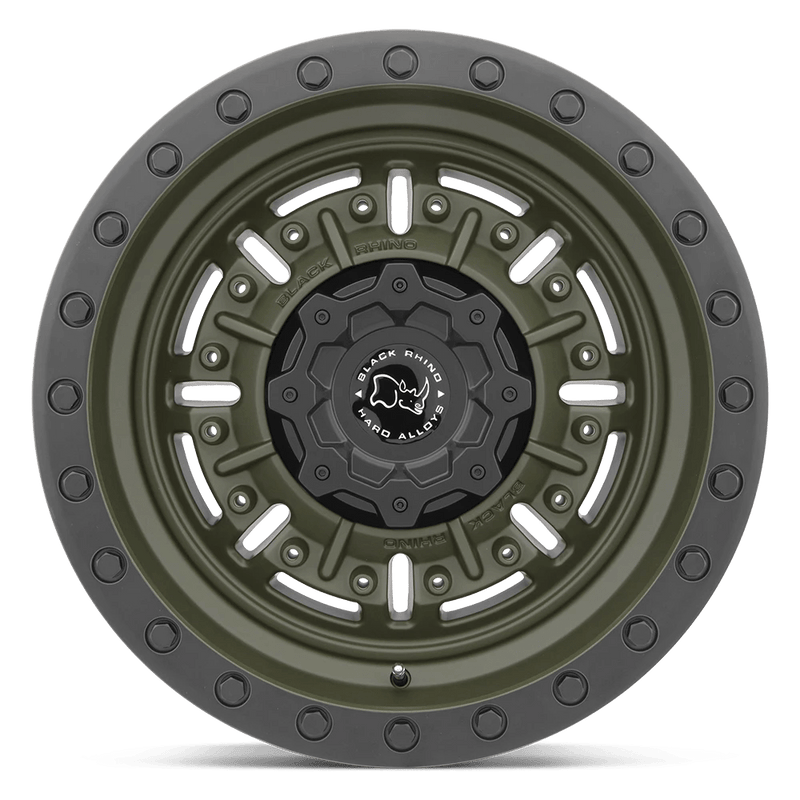 Black Rhino Abrams Cast Aluminum Wheel - Olive Drab Green