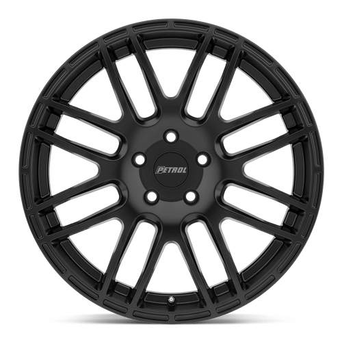 P6A Cast Aluminum Wheel in Matte Black Finish from Petrol Wheels - View 4