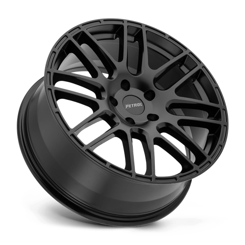 P6A Cast Aluminum Wheel in Matte Black Finish from Petrol Wheels - View 3