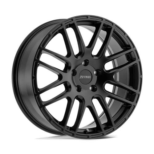 P6A Cast Aluminum Wheel in Matte Black Finish from Petrol Wheels - View 2