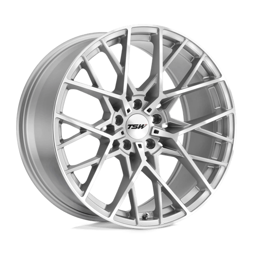 Sebring Cast Aluminum Wheel in Silver with  Mirror Cut Face Finish from TSW Wheels - View 2