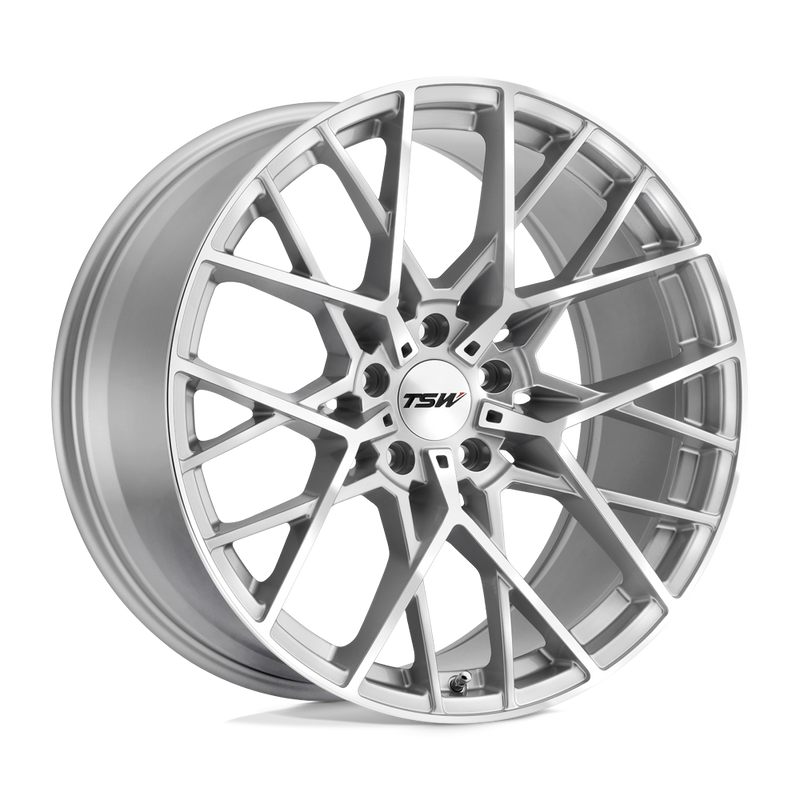 Sebring Cast Aluminum Wheel in Silver with  Mirror Cut Face Finish from TSW Wheels - View 1