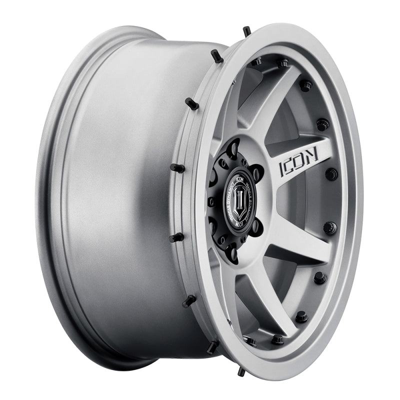 ICON Rebound Pro 17x8.5 5x4.5 0mm Offset 4.75in BS 71.5mm Bore Titanium Wheel