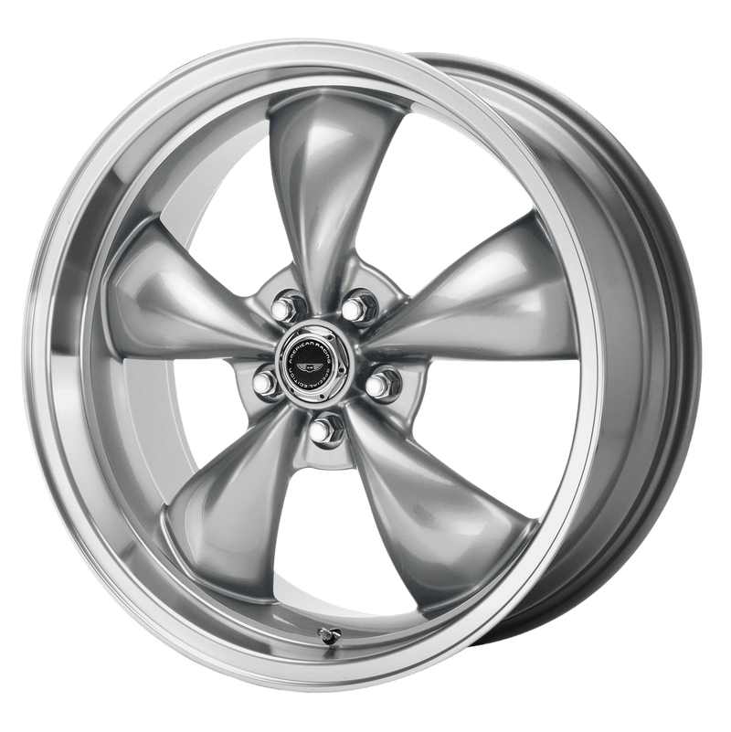 American Racing AR105 TORQ Thrust M Cast Aluminum Wheel - Anthracite With Machined Lip