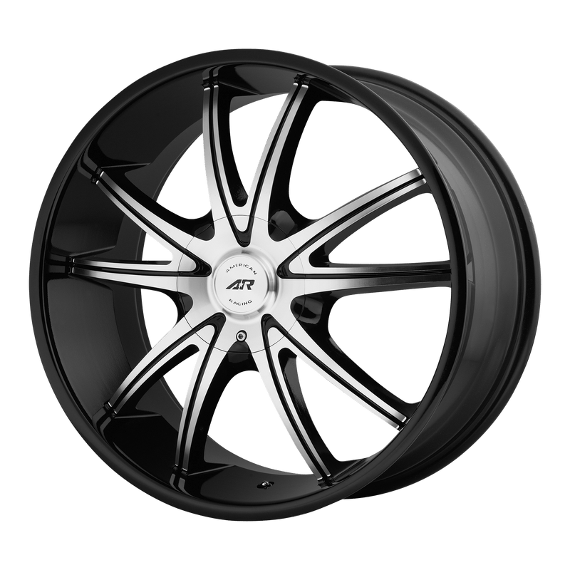 American Racing AR897 Cast Aluminum Wheel - Gloss Black Machined AR89728553338