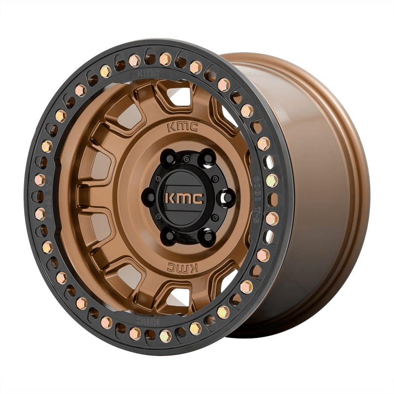 KMC Tank Beadlock Cast Aluminum Wheel (KM236) - Matte Bronze