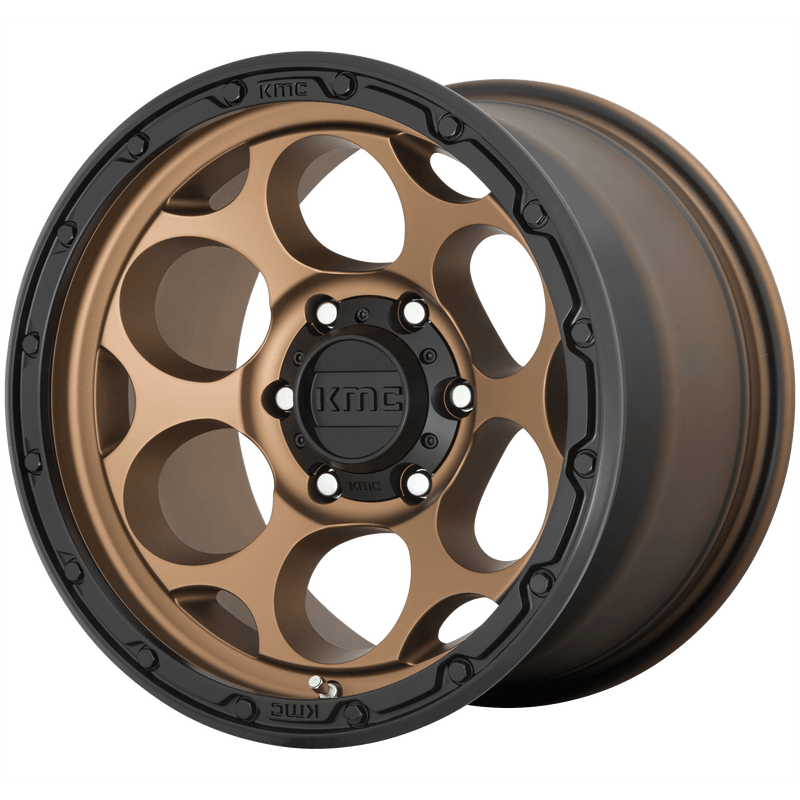 KMC Dirty Harry Cast Aluminum Wheel (KM541) - Matte Bronze With Black Lip