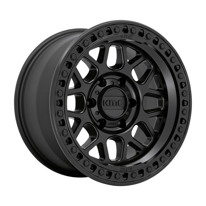 KMC GRS Cast Aluminum Wheel (KM549) - Satin Black