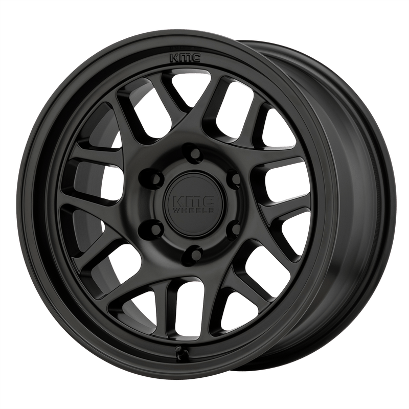 KMC Bully OL Cast Aluminum Wheel (KM717) - Satin Black