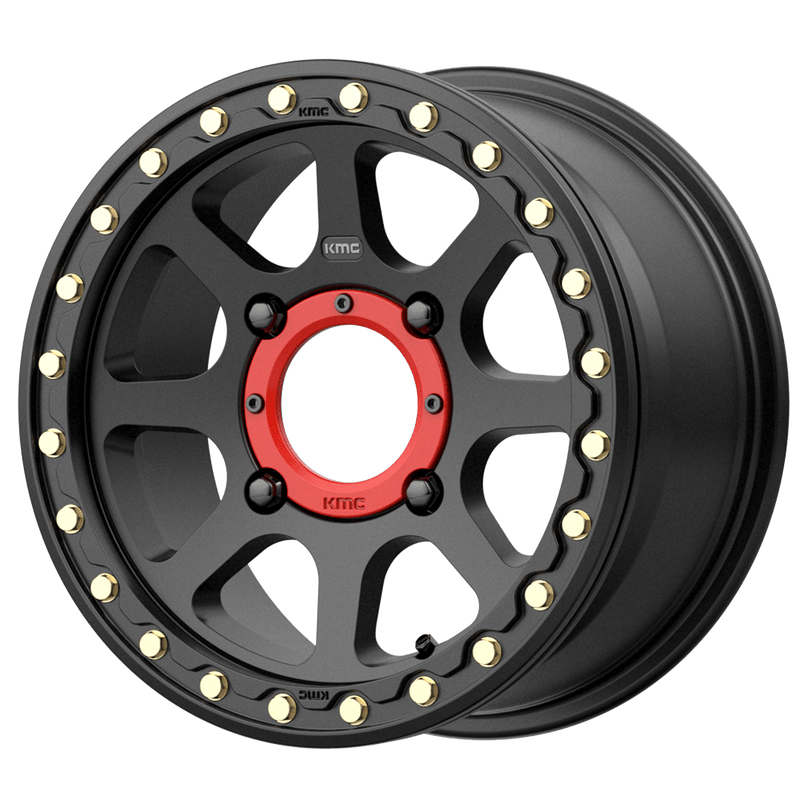 KMC Addict 2 Beadlock Cast Aluminum Wheel (KS234) - Satin Black
