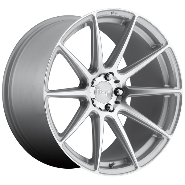 Niche M146 Essen Cast Aluminum Wheel - Gloss Silver Machined