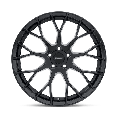 P2B Cast Aluminum Wheel in Gloss Black Finish from Petrol Wheels - View 4