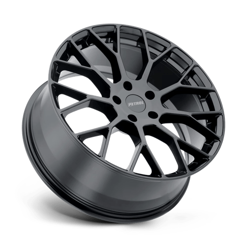 P2B Cast Aluminum Wheel in Gloss Black Finish from Petrol Wheels - View 3