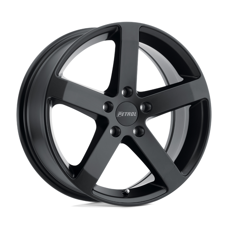 P3B Cast Aluminum Wheel in Matte Black Finish from Petrol Wheels - View 1