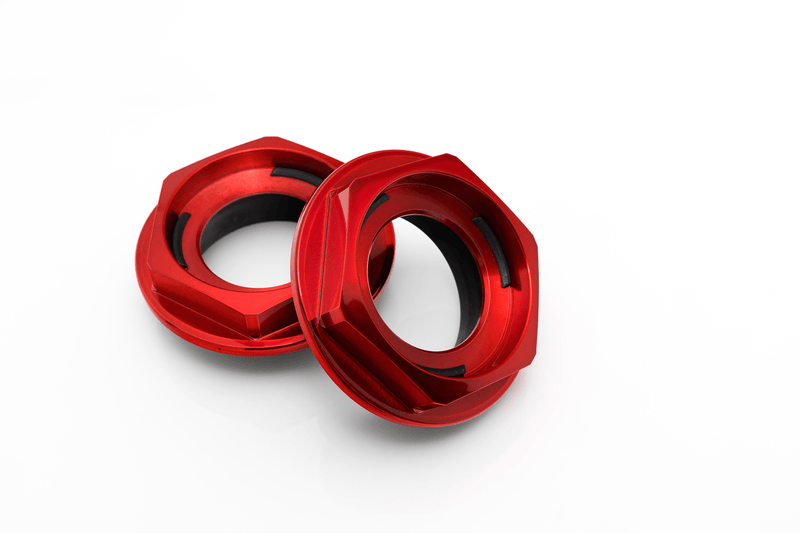 Rotiform Hex Nut - Candy Red 32170-26R