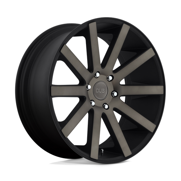 S121 SHOT Calla Cast Aluminum Wheel in Matte Black Double Dark Tint Finish from DUB Wheels - View 1