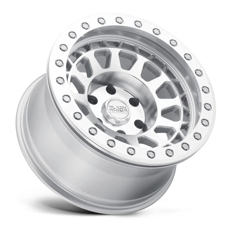 Black Rhino Primm Cast Aluminum Wheel - Silver With Mirror Face And Machined Ring