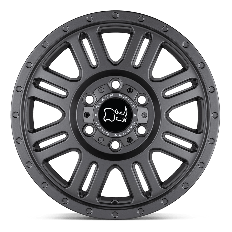 Black Rhino Yellowstone Cast Aluminum Wheel - Matte Gunmetal